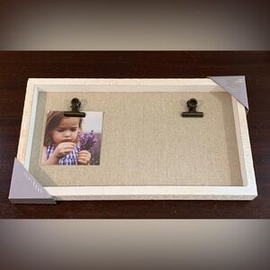 Sheffield Home Wooden Wall Frame with Photo Clips